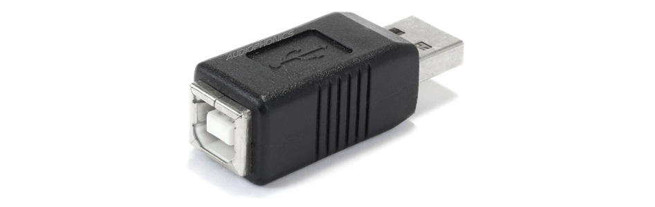 Adaptateur USB-B Femelle vers USB-A Mâle 2.0