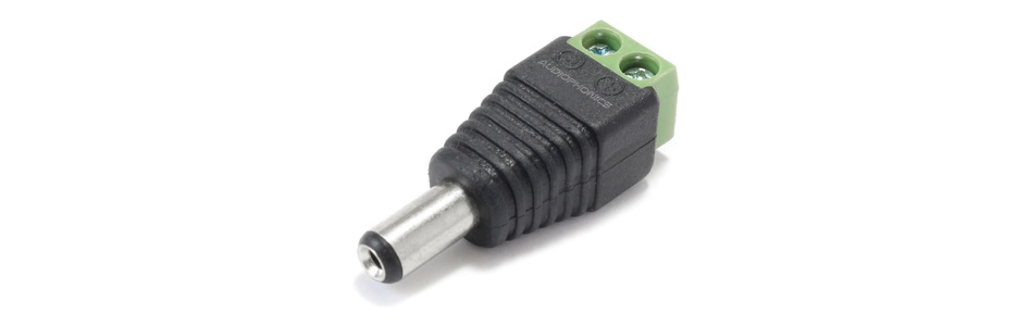 Connecteur d'alimentation male (DC M) 2.1 x 5.5 mm à visser