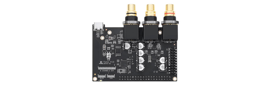 KHADAS Tone Board VIM Edition Module DAC ES9038Q2M USB XMOS U208 SPDIF 32bit 768kHz DSD256