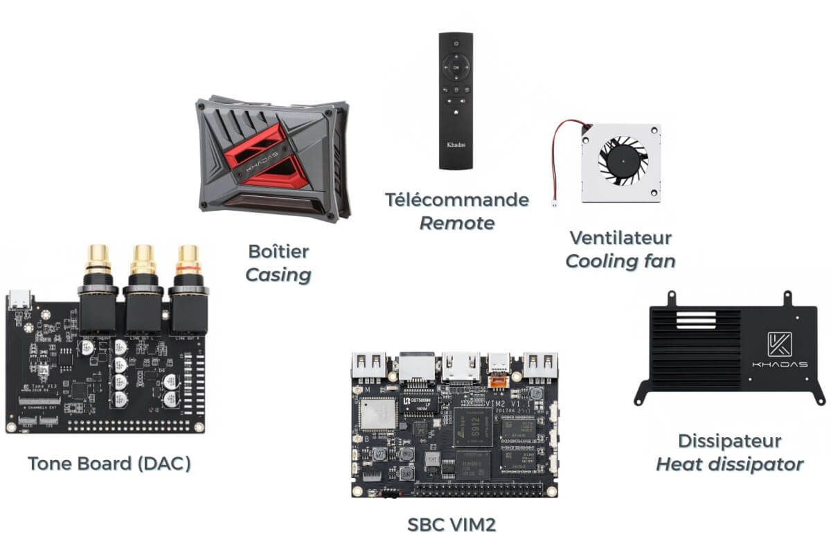 Accessories VIM2 Khadas Audio Tone Board