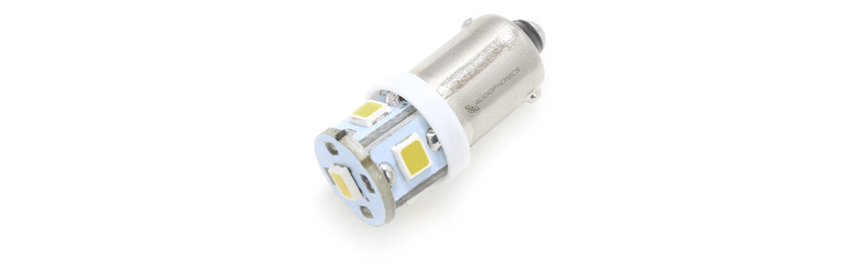 Ampoule LED Blanc Chaud pour Éclairage Vu-Mètre / Tuner 6.3V