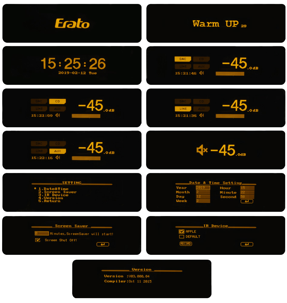 Erato M7 Préamplificateur à Tubes 12AW7 / 6N4