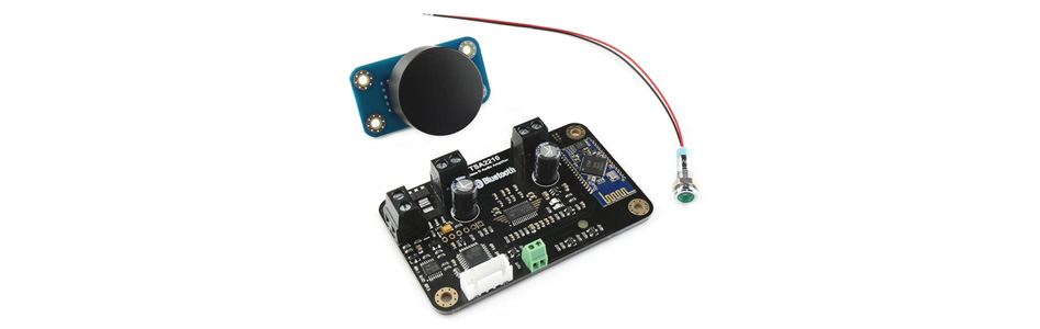 TinySine TSA2210 Kit Module Amplificateur Class D TPA3110D2 Bluetooth 2x8W + Contrôleur de Volume + LED