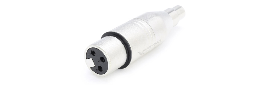 Adaptateur Mini XLR Femelle vers XLR Femelle