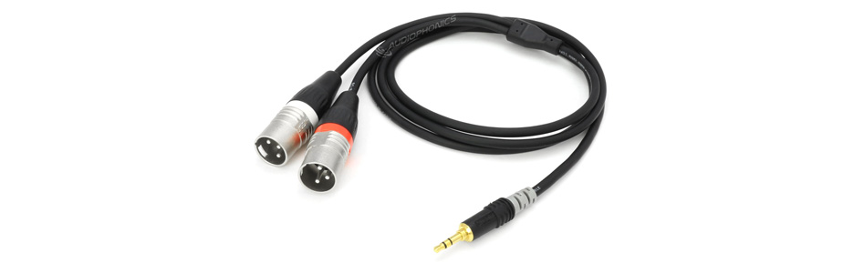 Sommercable HBA-3SM2 Câble 2x XLR 3 Pôles Mâles vers Jack 3.5mm Mâle 1.5m