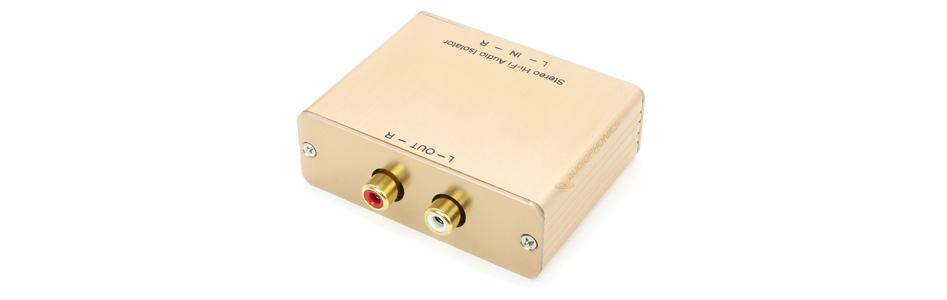 Transformateur Audio d'Isolation Boucle de Masse RCA