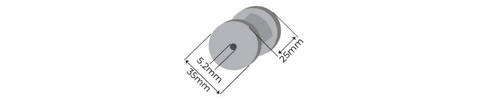 MUNDORF MCoil Drum Core H100 Self à Ferrite Cuivre OFC 1mm 3mH