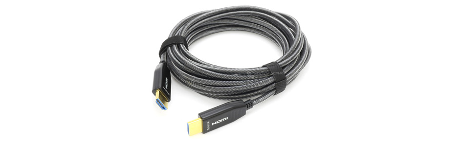 Audiophonics - Câble HDMI 2.0 Fibre Optique HDCP 2.2 4K HDR ARC 10m