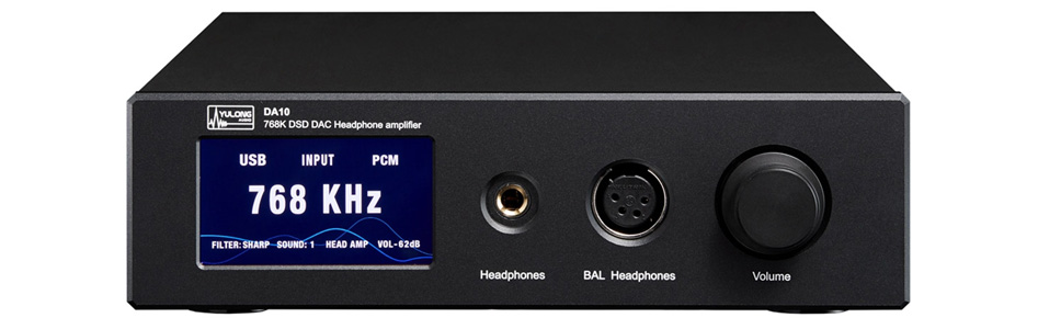 Yulong DA10 DAC Amplificateur Casque AK4497 32bit 768kHz DSD512