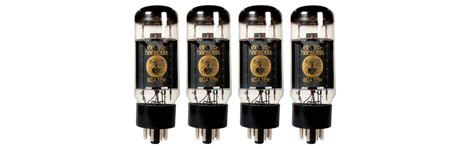 Electro Harmonix 6CA7 Tubes d'Amplification (Set x4 Appairés)