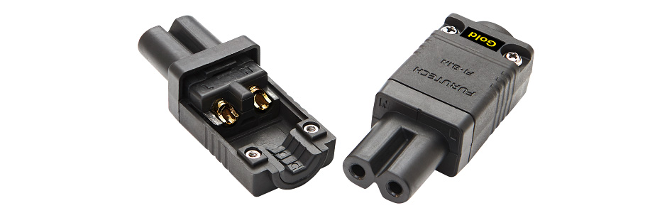 Furutech FI-8.1(G) Connecteur IEC C7 Plaqué Or Traitement Alpha Ø10.5mm