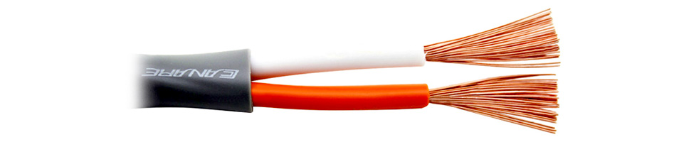 Canare 2S11F Câble Haut-Parleur Cuivre 2x3.62mm² Ø11mm
