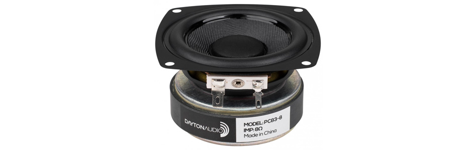 Dayton Audio PA83-8 Haut-Parleur Large Bande 30W 8 Ohm 85.6dB 80Hz-20kHz Ø7.6cm