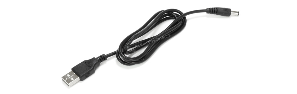 Câble USB-A mâle vers Jack Dc 5.5/2.5mm mâle 5V 70cm