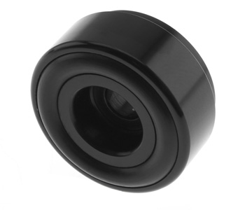 Pied Aluminium Anodisé Ø20x10mm Noir