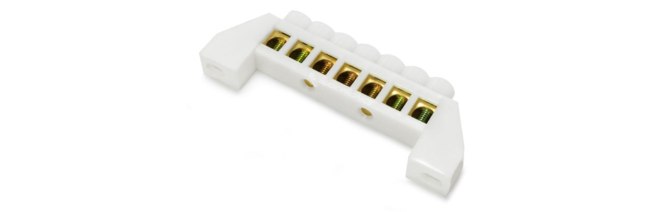 Domino isolé 7 ports Ø6.5mm