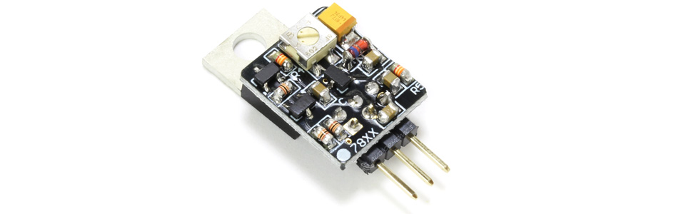 Régulateur de Tension Discret Ajustable LM7805 +5V / +12V