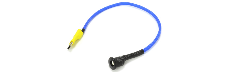 Câble Adaptateur Jack DC 5.5/2.1mm Femelle vers USB-C Mâle / Femelle pour Alimentation et Données 20cm
