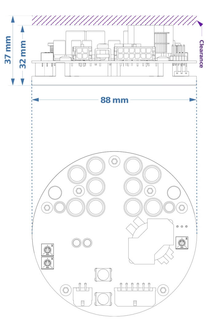 NC400 dimensions module Hypex