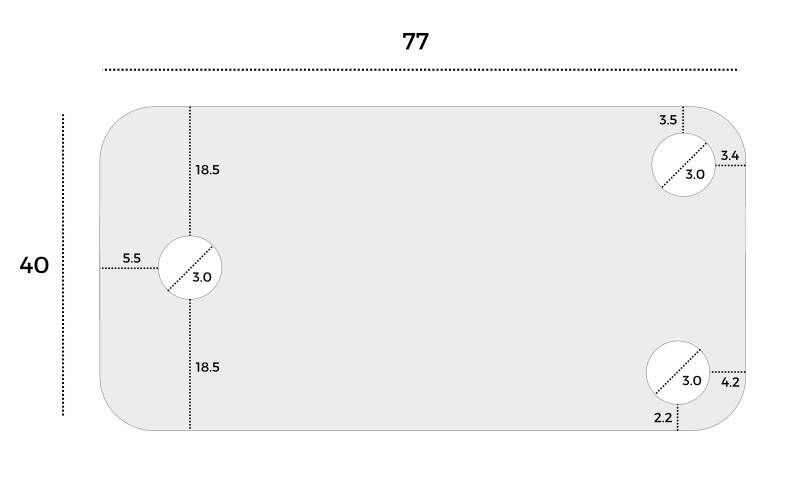 Module alimentation entraxes