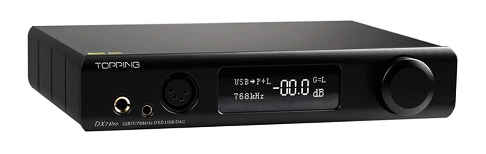 Topping DX7 Pro DAC Amplificateur Casque Symétrique ES9038Pro Bluetooth 5.0 aptX HD LDAC 32bit 768kHz DSD512