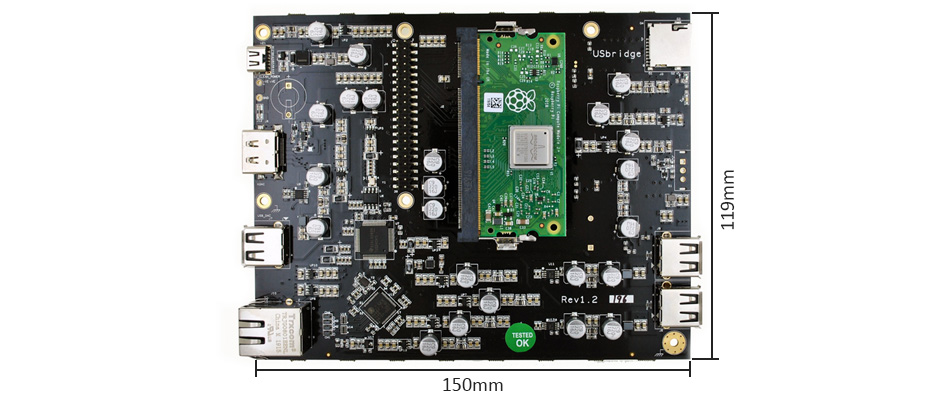 Lecteur Réseau Raspberry Pi Compute Diet Pi Interface USB Faible Bruit
