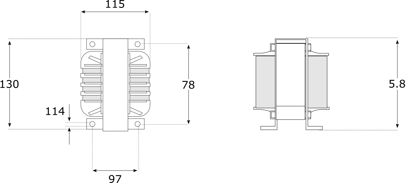 Dimensions Mundorf Zero Coil