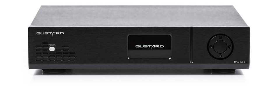 Gustard X26 DAC Symétrique 2x ES9038Pro GPLL-M1 32bit 768kHz DSD512 Noir