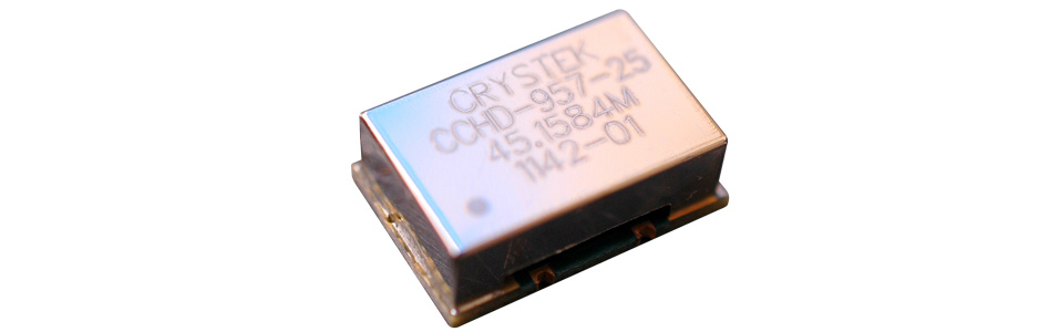 Crystek CCHD-957 Horloge à Bruit de Phase Ultra Faible 45.1584MHz 3.3V 25ppm