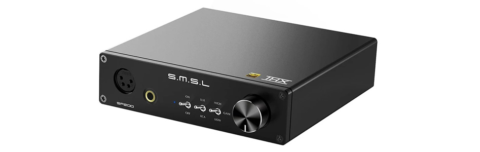 SMSL SP200 Amplificateur Casque Symétrique THX AAA-888 2x3W 32 Ohm Noir