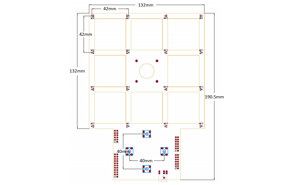 MiniDSP UMA-16 Module Microphone MEMS USB 16 Canaux