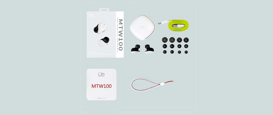 Shanling MTW100 V2 Écouteurs Intra-Auriculaires IEM Bluetooth 5.0 Blanc