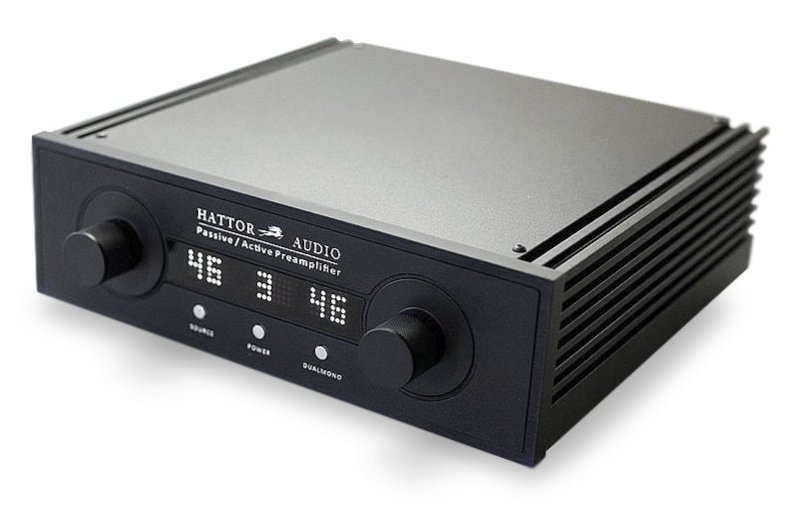 Hattor audio preamp passif motorisé