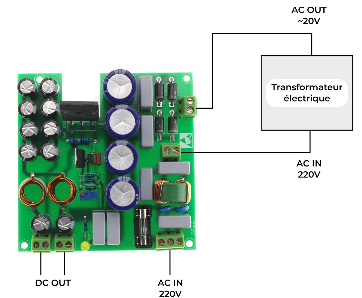 alimentation linéaire filtrée audiophile