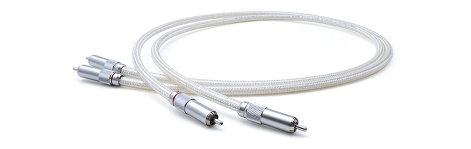 Oyaide AZ-910 Câble de Modulation RCA Argent Pur 5N Triple Blindage 1m