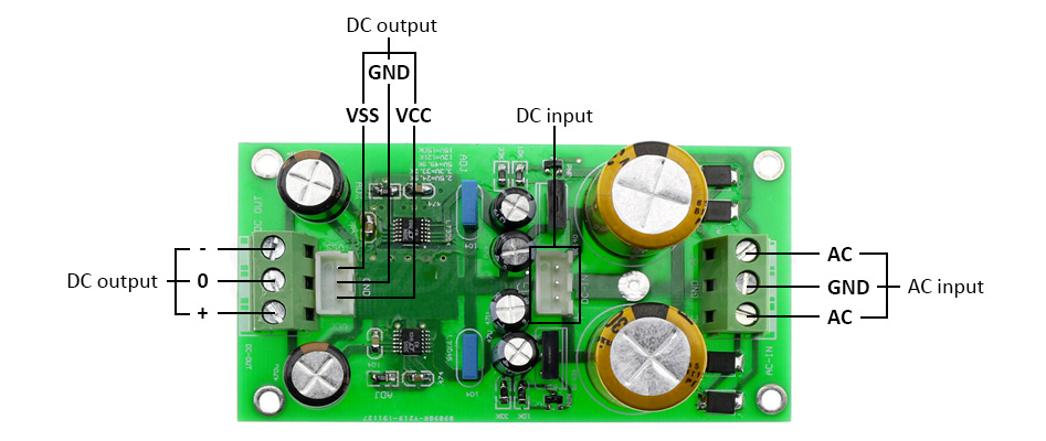 Module d'alimentation linéaire double LT3045 LT3094 +/-15VDC