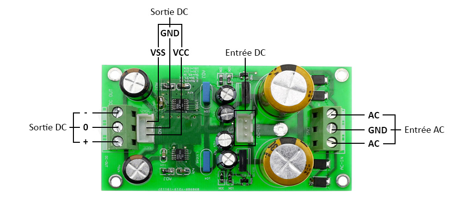 Module d'alimentation linéaire double LT3045 LT3094 +/-15VDC