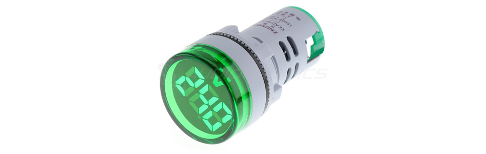 Afficheur de tension voltmètre à LED vert 60-500VAC