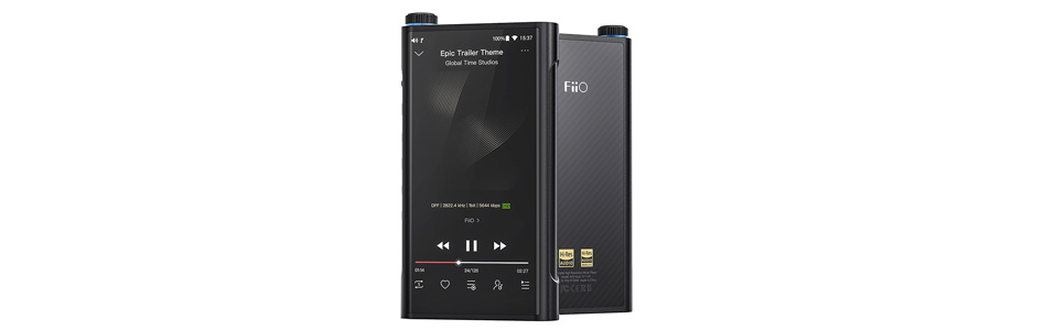 FiiO M15 Baladeur DAP Android Hi-Res 2x AK4499EQ Exynos 7872 XMOS Bluetooth WiFi 32bit 768kHz DSD512