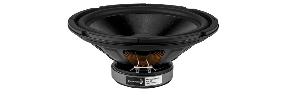 Dayton Audio DC250-8 Haut-Parleur de Grave 70W 8Ω 88dB 25Hz - 2500Hz Ø25.4cm