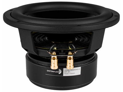 Dayton Audio RSS210HO-4 Haut-Parleur Subwoofer Aluminium 300W 4 Ohm 86dB 30Hz - 1500Hz Ø20.3cm