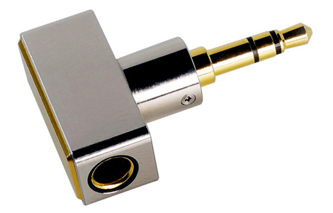 Audiophonics - Adaptateur Jack 3.5mm mâle mono vers Jack 3.5mm femelle  stéréo plaqué Or