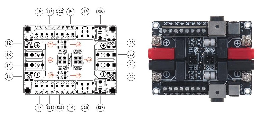 schema connectique BB31112 Wondom module breakoutbord