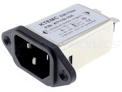 Embase IEC C14 Filtre Secteur EMI / RFI 230V 10A