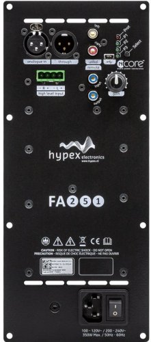 Hypex FusionAMP FA253 Amplificateur NCore Plaque 2x250W + 100W DSP ADAU1450 DCC AK4454 192kHz
