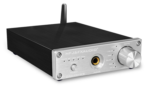 FX-Audio DAC-X6 MKII DAC ES9018 24bit 192kHz Amplificateur Casque Bluetooth 5.0 aptX QCC3008 Argent