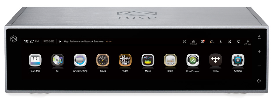 Rose RS150 Media Center DAC AK4499EQ 32bit 768kHz DSD512 MQA Bluetooth WiFi DLNA AirPlay