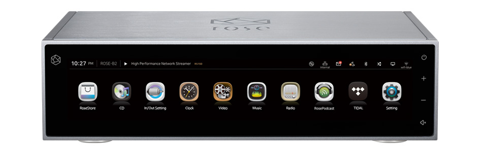 Rose RS150 Media Center DAC AK4499EQ 32bit 768kHz DSD512 MQA Bluetooth WiFi DLNA AirPlay