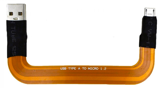 Allo Flex Câble Micro USB vers USB-A 90Ω pour USBridge Signature / Revolution DAC
