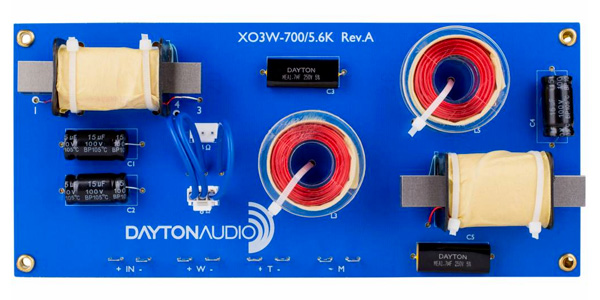 Dayton Audio XO3W-700/5.6K Filtre Crossover 3 Voies 700/5600Hz